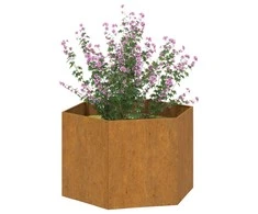 Lovelis, rūdžių spalvos, 60x60x45cm, Corten plienas