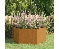 Lovelis, rūdžių spalvos, 90x90x45cm, Corten plienas