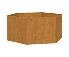 Lovelis, rūdžių spalvos, 90x90x45cm, Corten plienas