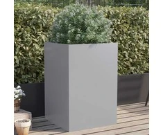Lovelis, sidabrinės spalvos, 52x48x75cm, galvanizuotas plienas