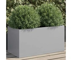 Lovelis, sidabrinės spalvos, 62x30x29cm, galvanizuotas plienas