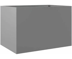 Lovelis, sidabrinės spalvos, 62x47x46cm, galvanizuotas plienas