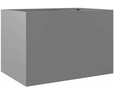 Lovelis, sidabrinės spalvos, 62x47x46cm, galvanizuotas plienas