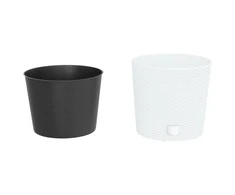 Lovelis su išimamu įdėklu, baltas, 15/15,3l, PP ratanas