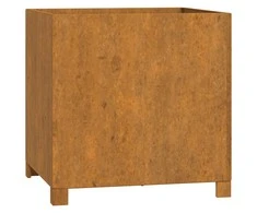 Lovelis su kojelėmis, rūdžių, 49x47x50cm, Corten plienas