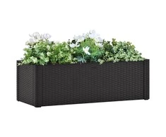 Lovelis su savaiminio laistymo sistema, antracito, 100x43x33cm