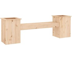 Lovelis/suoliukas, 184,5x39,5x56,5cm, pušies medienos masyvas