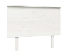 Lovos galvūgalis, baltas, 104x6x82,5cm, pušies medienos masyvas