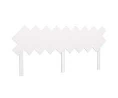 Lovos galvūgalis, baltas, 178x3x80,5cm, pušies medienos masyvas