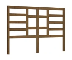 Lovos galvūgalis, medaus rudas, 141x4x104cm, pušies masyvas