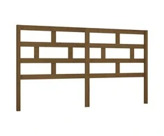 Lovos galvūgalis, medaus rudas, 206x4x100cm, pušies masyvas