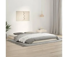 Lova Lovos rėmas, baltas, 160x200 cm, pušies medienos masyvas