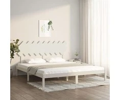 Lova Lovos rėmas, baltas, 180x200cm, medienos masyvas, itin didelis