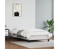 Lova Lovos rėmas, baltos, 90x190 cm, dirbtinė oda