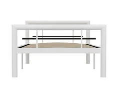 Lova Lovos rėmas, baltos ir juodos spalvos, 100x200cm, metalas