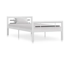 Lova Lovos rėmas, baltos ir juodos spalvos, 100x200cm, metalas