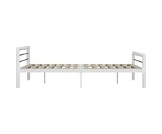 Lovos rėmas, baltos ir juodos spalvos, 180x200cm, metalas