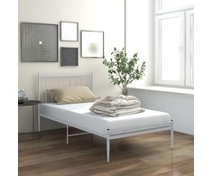 Lova Lovos rėmas, baltos spalvos, 100x200cm, metalas