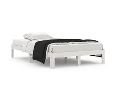 Lova Lovos rėmas, baltos spalvos, 120x200cm, pušies medienos masyvas