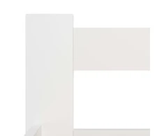 Lova Lovos rėmas, baltos spalvos, 200x200cm, pušies medienos masyvas