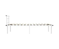Lovos rėmas, baltos spalvos, 90x200cm, metalas