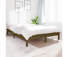 Lova Lovos rėmas, medaus rudas, 140x190cm, pušies medienos masyvas
