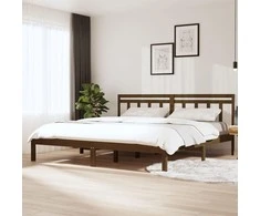 Lova Lovos rėmas, medaus rudas, 200x200cm, pušies medienos masyvas