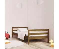 Lova Lovos rėmas, medaus rudas, 75x190cm, pušies medienos masyvas