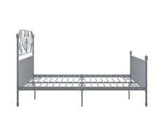 Lovos rėmas, pilkos spalvos, 200x200cm, metalas