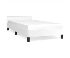 Lova Lovos rėmas su galvūgaliu be čiužinio, baltas, 80x200cm