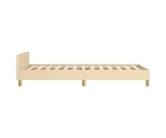 Lova Lovos rėmas su galvūgaliu be čiužinio kreminės 90x200cm audinys