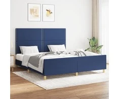 Lova Lovos rėmas be čiužinio, mėlynos spalvos, 180x200cm, audinys