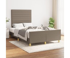 Lova Lovos rėmas be čiužinio, taupe spalvos, 120x200cm, audinys
