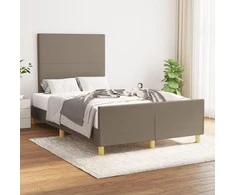 Lova Lovos rėmas be čiužinio, taupe spalvos, 120x200cm, audinys