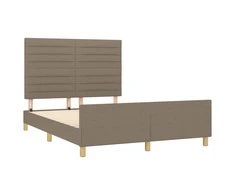 Lova Lovos rėmas be čiužinio, taupe spalvos, 140x190cm, audinys