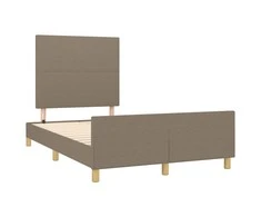 Lova Lovos rėmas be čiužinio, taupe spalvos, 120x200cm, audinys