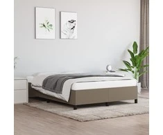 Lova Lovos rėmas be čiužinio, taupe spalvos, 140x190cm, audinys
