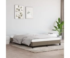 Lova Lovos rėmas be čiužinio, taupe spalvos, 140x190cm, audinys
