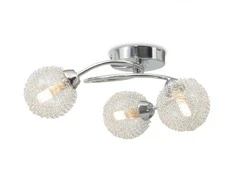 Lubinis šviestuvas Lubų šviestuvas su 3 LED G9 lemputėmis, 120 W