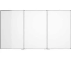Magnetinė balta lenta, 150x100x1,7cm, aliuminis, sulankstoma