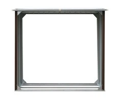 Malkinė, rudos spalvos, 172x91x154cm, galvanizuotas plienas