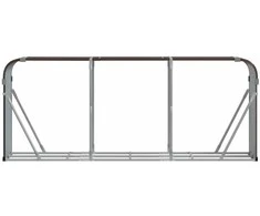 Malkų stovas, rudas, 234x45x100cm, galvanizuotas plienas