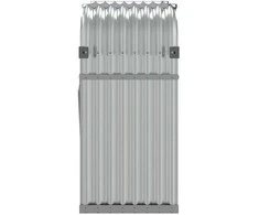 Malkų stovas, sidabrinis, 120x45x100cm, galvanizuotas plienas