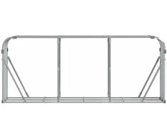 Malkų stovas, sidabrinis, 234x45x100cm, galvanizuotas plienas