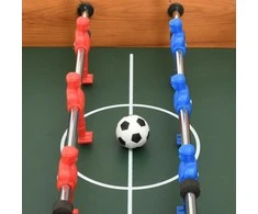 Mažas stalo futbolo stalas, klevo spalvos, 69x37x62cm