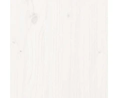 Medinė Kalėdų eglutė, balta, 120cm, pušies medienos masyvas