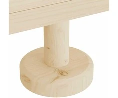 Medinės Kalėdų eglutės, 2vnt., 30cm, pušies medienos masyvas