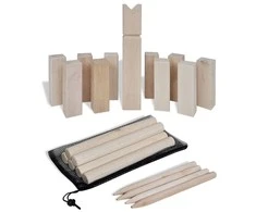 Medinis Vikingų Žaidimas Kubb