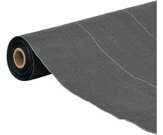 Membrana nuo piktžolių, juodos spalvos, 0,5x15m, PP