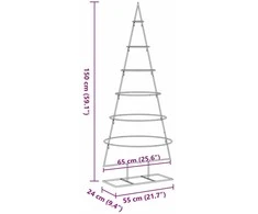 | Metalinis Kalėdų medis | 150 cm Milteliniu būdu padengtas plienas